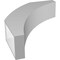Ekena Millwork 6-in. W x 22-in. D x 28-in. H Thorton Architectural Grade PVC Knee Brace BRCP06X22X28THR - alternate 2